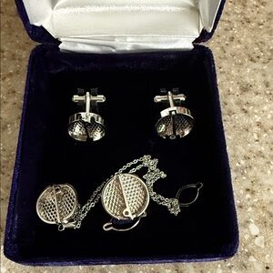 Dunhill Silver Cufflinks